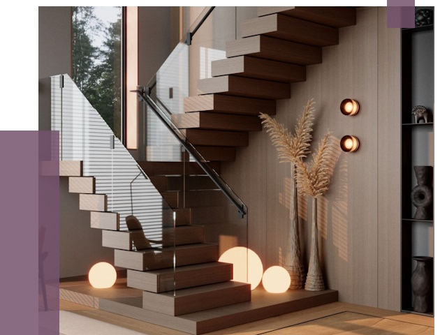 Изготовление и монтаж лестниц в Ханты-Мансийске от 86777 руб. | ПРОЛЁТ-Хнт