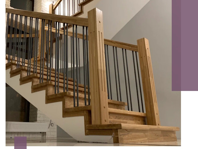 Реставрация деревянных и металлических лестниц в Ханты-Мансийске