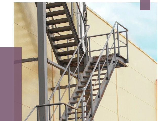 Пожарные лестницы в Ханты-Мансийске от 12251 руб. — монтаж и продажа | ПРОЛЁТ-Хнт