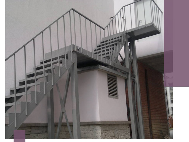 Монтаж пожарных лестниц под ключ в Ханты-Мансийске с гарантией качества