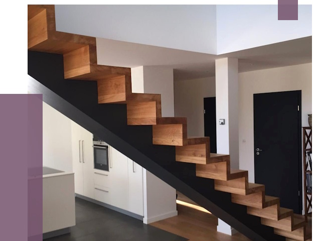 Изготовление деревянных лестниц в Ханты-Мансийске от 86777 руб. | ПРОЛЁТ-Хнт