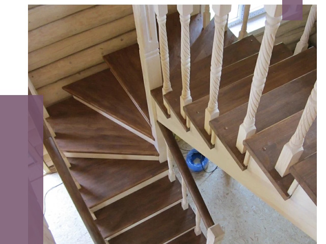 Реставрация деревянных лестниц в Ханты-Мансийске от 4288 руб.