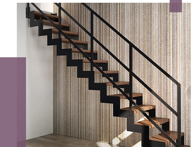 Изготовление металлических лестниц в Ханты-Мансийске от 48493 руб. | ПРОЛЁТ-Хнт