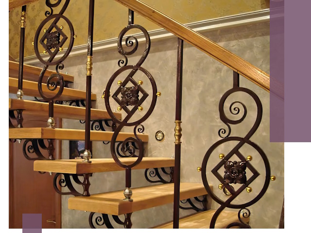 Изготовление кованых лестниц под ключ в Ханты-Мансийске