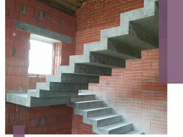 Бетонные лестницы под ключ в Ханты-Мансийске: монтаж, демонтаж, ремонт