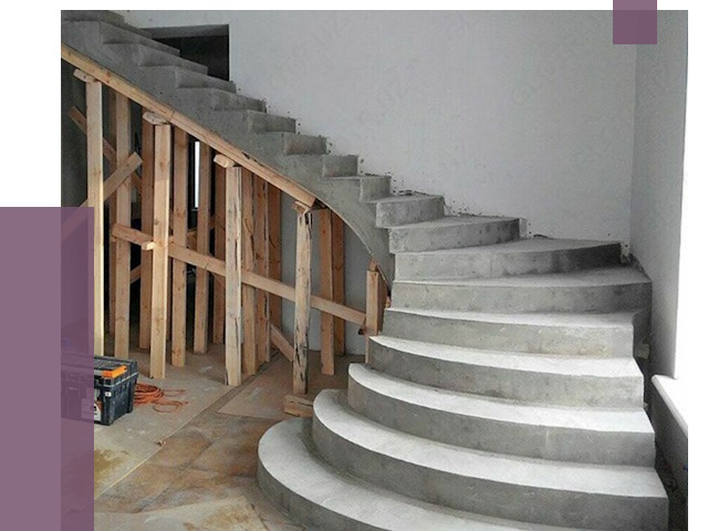 Изготовление бетонных лестниц под ключ в Ханты-Мансийске от 19908 руб. | ПРОЛЁТ-Хнт