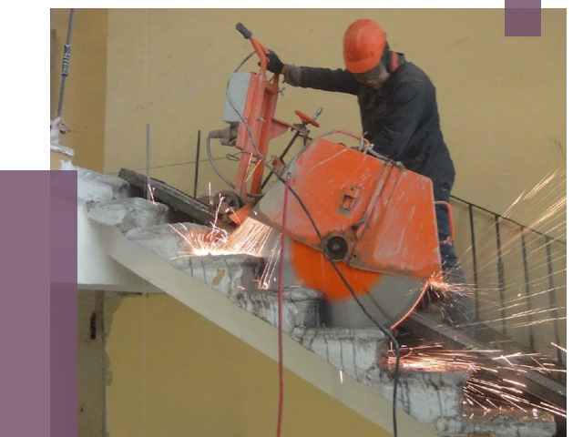 Демонтаж бетонных лестниц в Ханты-Мансийске от 4594 руб. за м2 | ПРОЛЁТ-Хнт