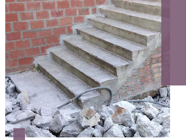 Демонтаж бетонных лестниц в Ханты-Мансийске: быстро и безопасно