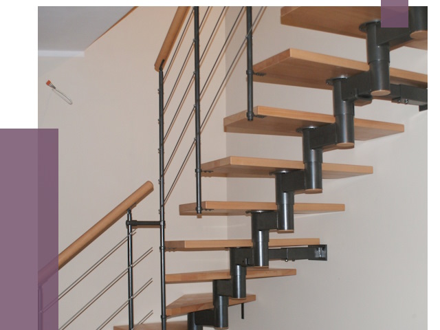 Изготовление модульных лестниц в Ханты-Мансийске от 11485 руб. 