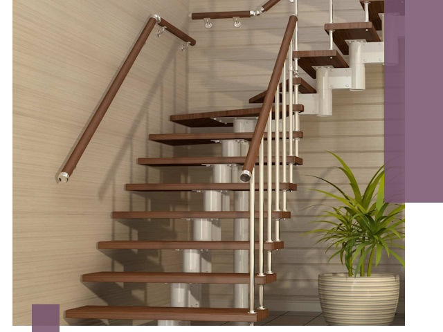 Изготовление модульных лестниц под ключ в Ханты-Мансийске