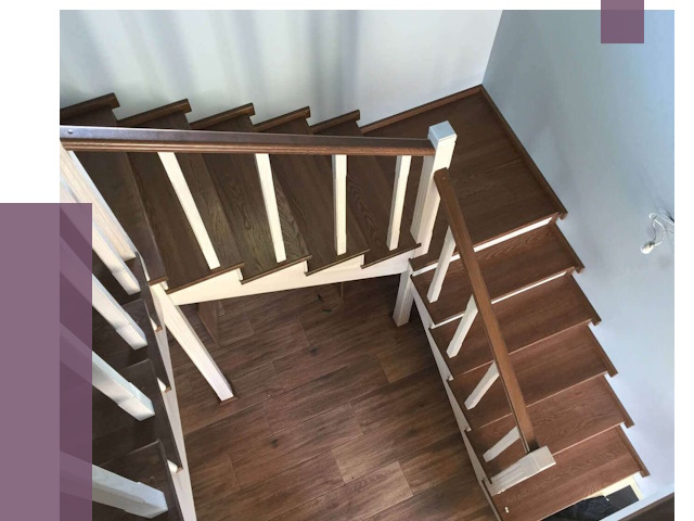 Изготовление П-образных лестниц в Ханты-Мансийске от 15160 руб.