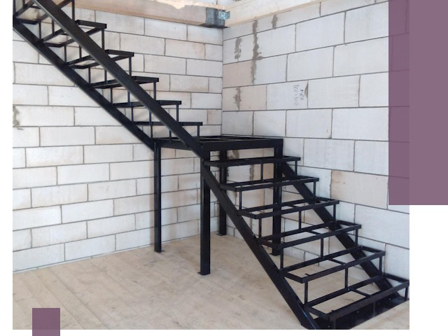 Лестницы на металлокаркасе под ключ в Ханты-Мансийске — изготовление и монтаж