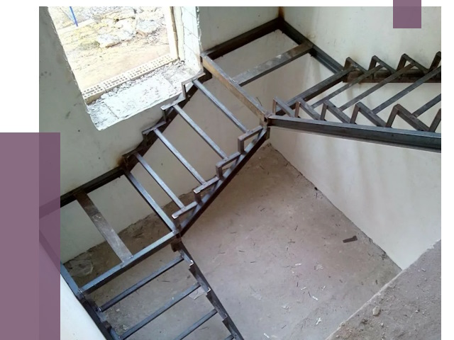 Монтаж лестниц на металлокаркасе в Ханты-Мансийске от 12761 руб. — ПРОЛЁТ-Хнт