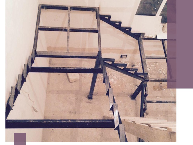 Монтаж лестниц на металлокаркасе в Ханты-Мансийске быстро и качественно