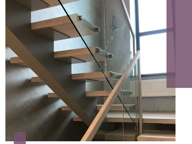 Изготовление лестниц на монокосоуре в Ханты-Мансийске с монтажом и гарантией