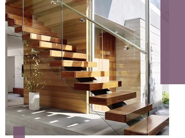 Современные лестницы на заказ в Ханты-Мансийске — изготовление и монтаж