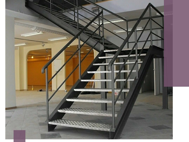 Лестницы для офиса в Ханты-Мансийске: изготовление, монтаж, демонтаж