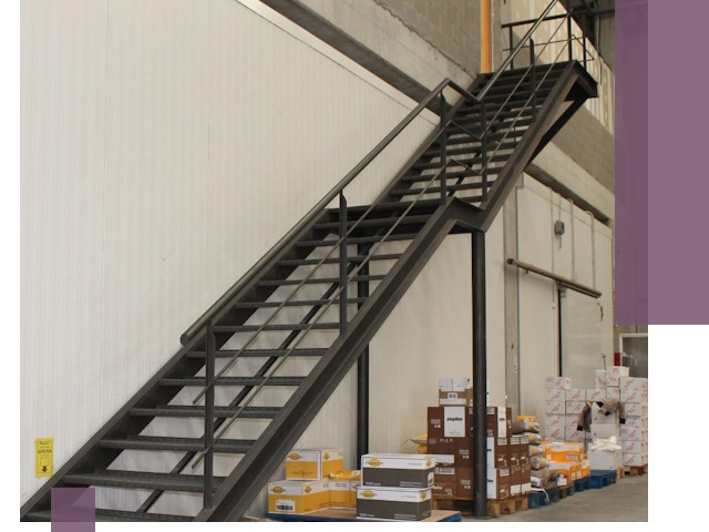 Лестницы для производства в Ханты-Мансийске — изготовление и монтаж