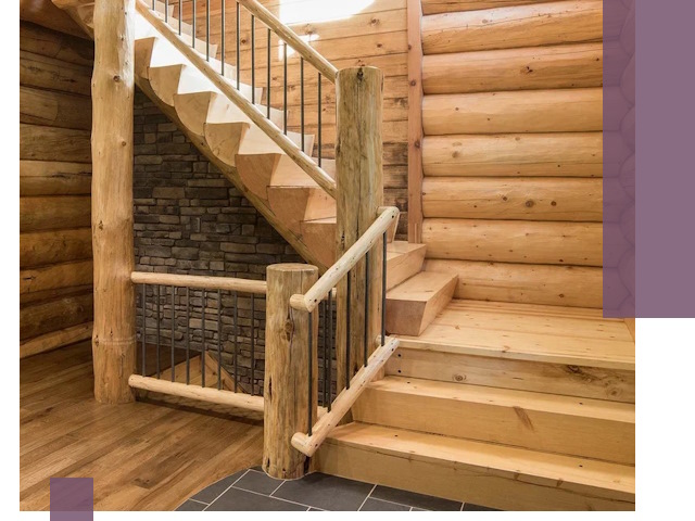 Лестницы в баню под заказ и профессиональный монтаж в Ханты-Мансийске