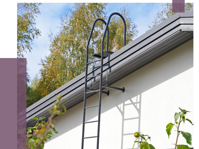 Лестницы на крышу в Ханты-Мансийске от 19091 руб. — монтаж и монтаж ПРОЛЁТ-Хнт