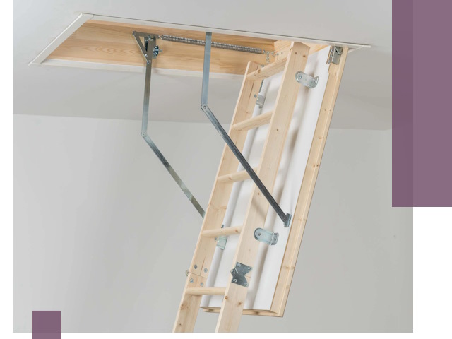 Установка чердачной лестницы под ключ в Ханты-Мансийске