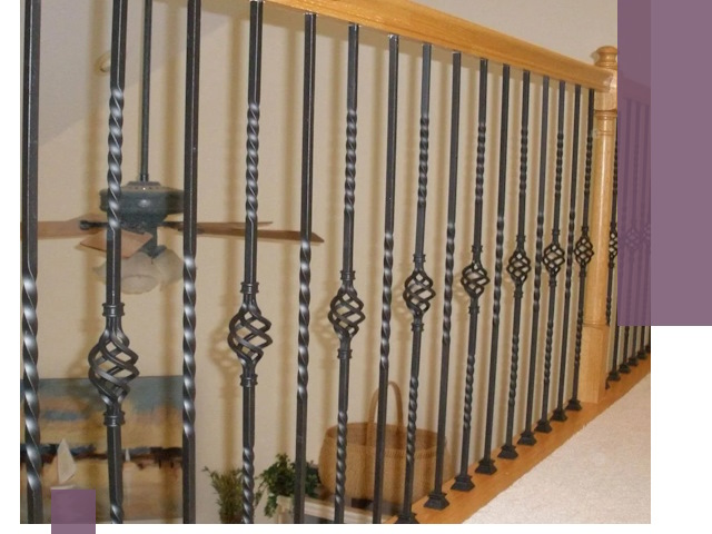 Изготовление и монтаж кованных перил в Ханты-Мансийске под ключ