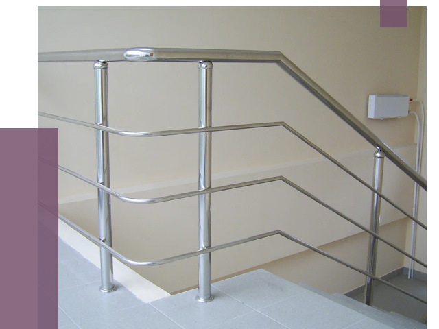 Алюминиевые перила в Ханты-Мансийске от 6330 руб. под ключ | ПРОЛЁТ-Хнт