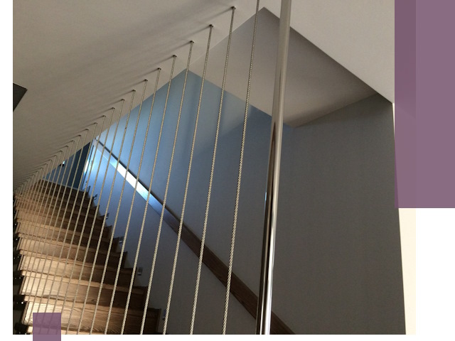 Тросовые перила под ключ в Ханты-Мансийске — производство и монтаж