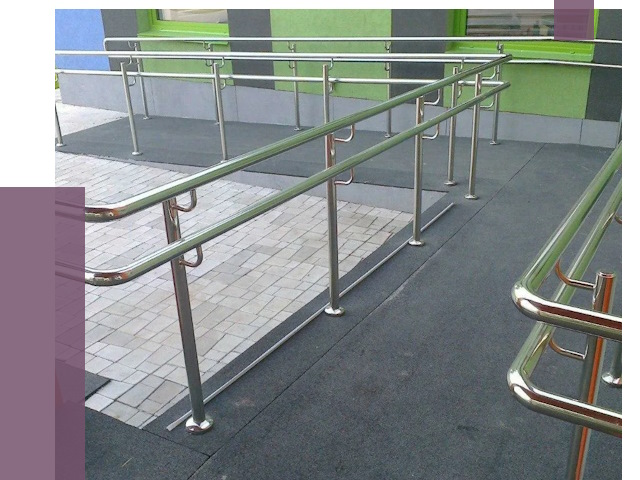 Ограждения пандусов в Ханты-Мансийске от 4339 руб. монтаж | ПРОЛЁТ-Хнт