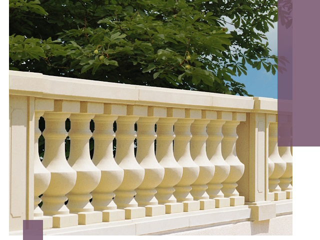 Установка балюстрады в Ханты-Мансийске: изготовление и монтаж под ключ