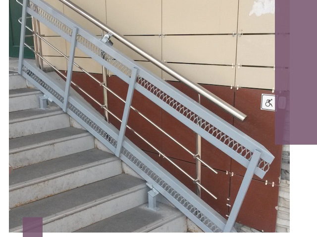 Изготовление откидных пандусов под ключ в Ханты-Мансийске