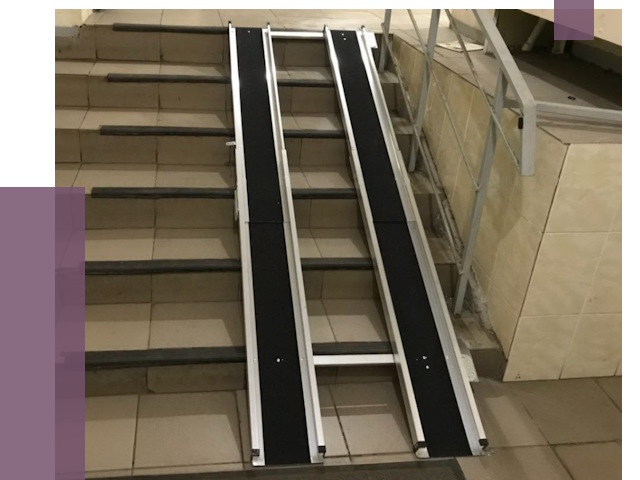 Установка пандуса в подъезд в Ханты-Мансийске от 7963 руб. под ключ | ПРОЛЁТ-Хнт