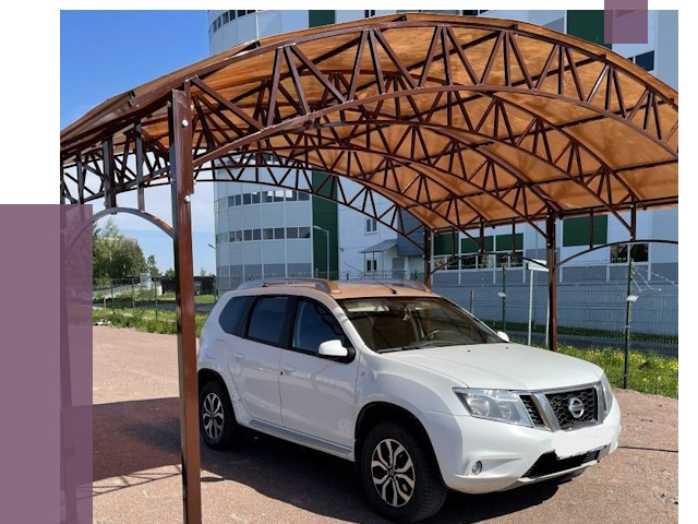 Недорогие навесы в Ханты-Мансийске от 42878 руб.  | ПРОЛЁТ-Хнт