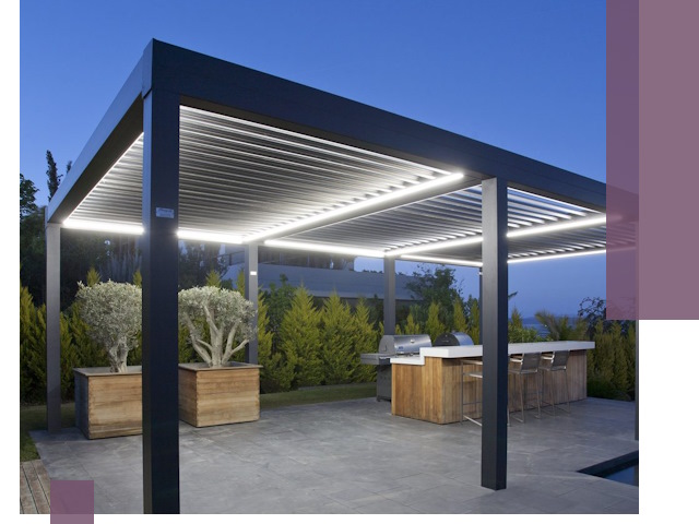 Навесы отдельно стоящие под ключ в Ханты-Мансийске из металла и поликарбоната