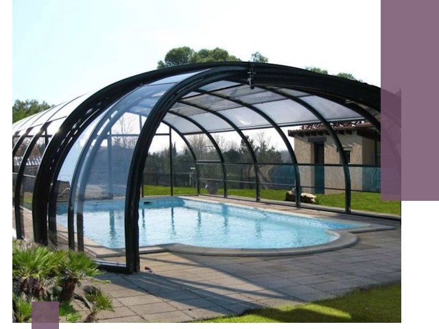 Навесы для бассейна в Ханты-Мансийске: изготовление и монтаж под ключ