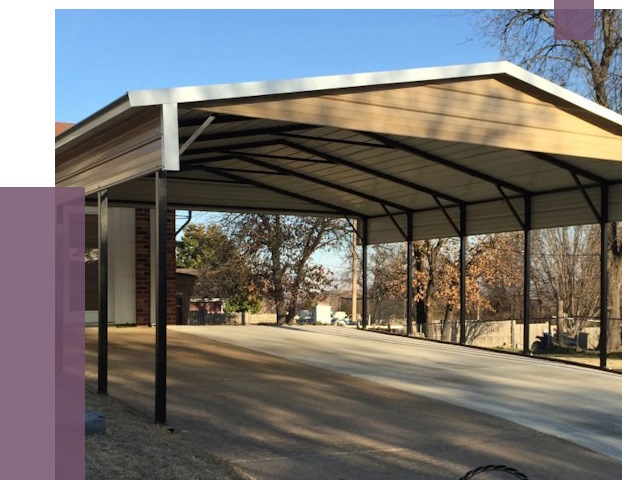 Двускатные навесы в Ханты-Мансийске от 8014 руб. | ПРОЛЁТ-Хнт