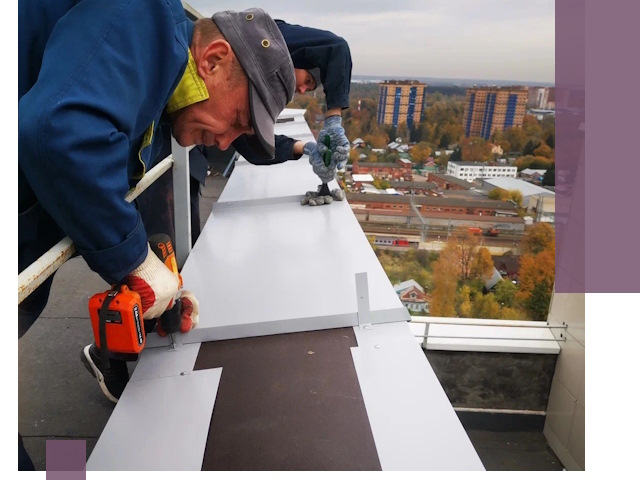 Монтаж парапетов в Ханты-Мансийске — установка прочных металлических ограждений