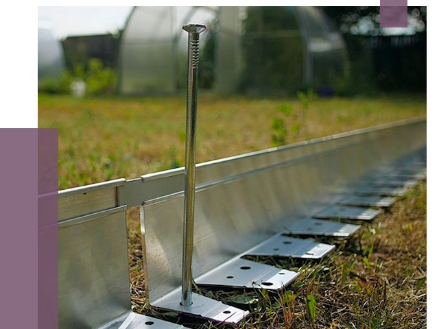 Металлические бордюры для газона в Ханты-Мансийске от 4288 руб. | ПРОЛЁТ-Хнт