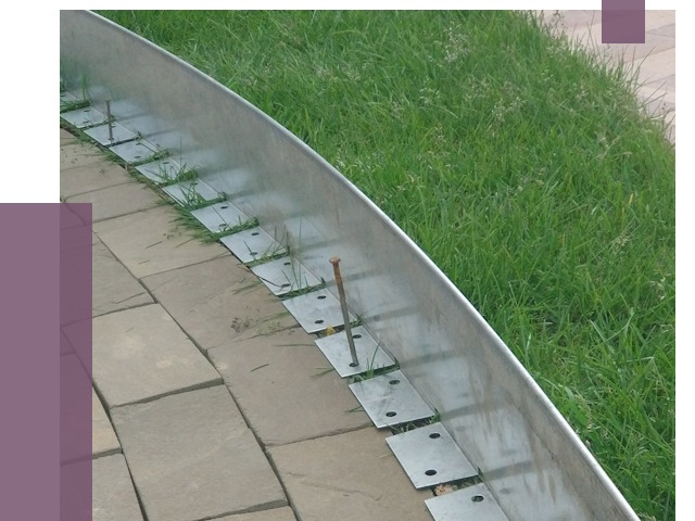 Металлические бордюры для тротуаров в Ханты-Мансийске от 8678 руб.