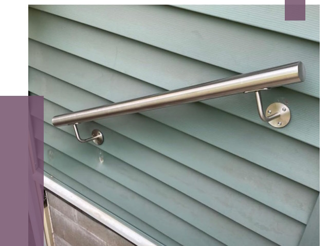 Поручни из нержавеющей стали в Ханты-Мансийске от 7657 руб.  | ПРОЛЁТ-Хнт